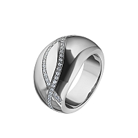 Кольцо из серебра 925 с фианитом
