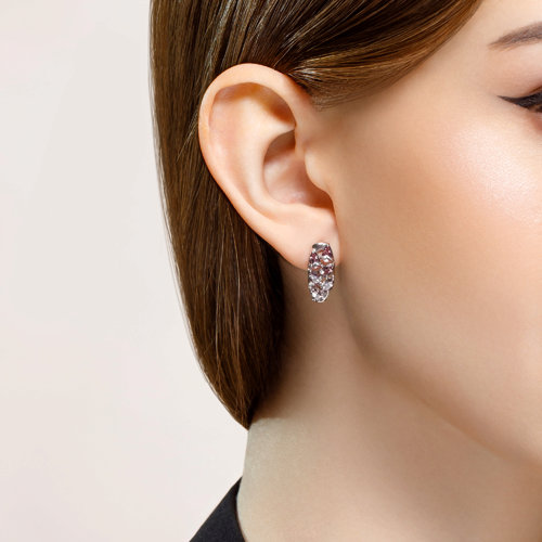 Серьги из серебра 925 с аметистом